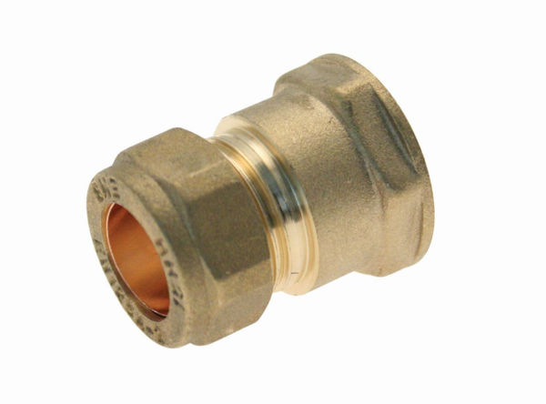 Picture of Compression Female Iron Adaptor 10mm x ¼"