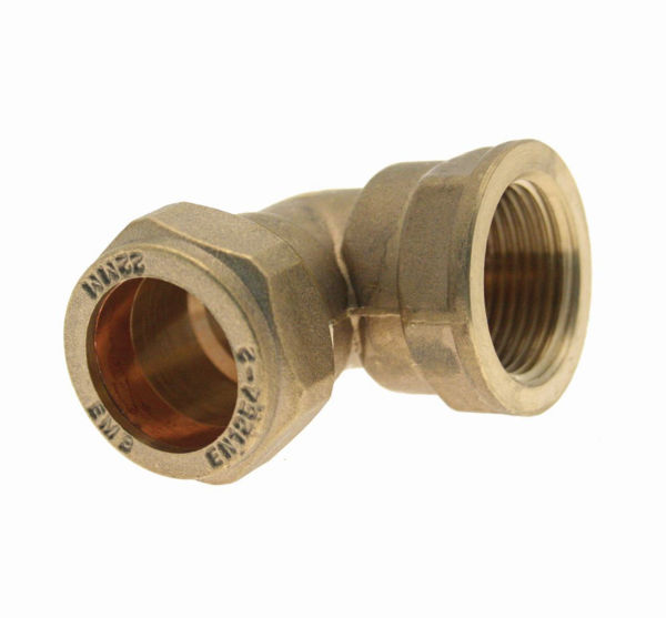 Picture of Compression Female Iron Elbow Adaptor 15mm x ½"
