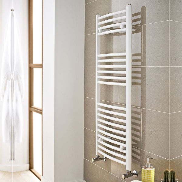 Picture of CSK Curved Towel Rail 300mmx1200mm White