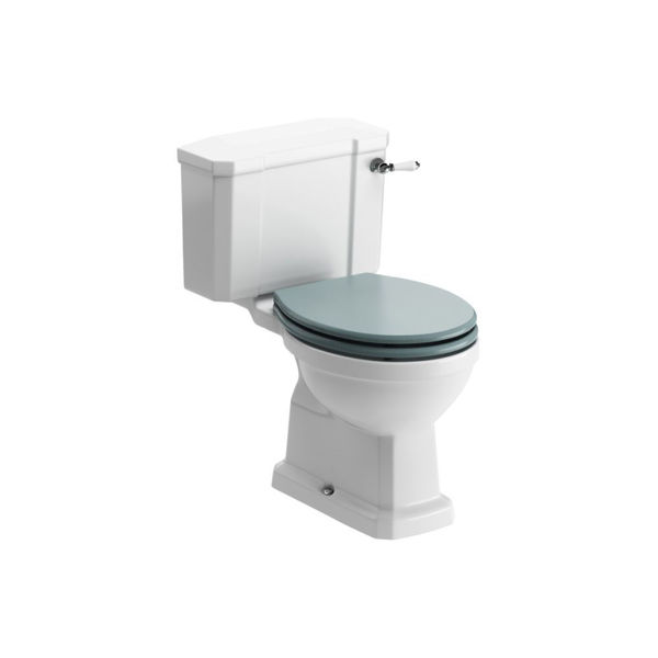 Picture of <3 Cactus Close Coupled WC & Sea Green Wood Effect Seat