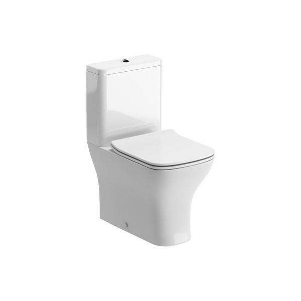 Picture of <3 Abelia Short Projection Close Coupled Fully Shrouded WC & Slim Soft Close Seat