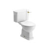 Picture of <3 Cactus Close Coupled WC w/Brushed Brass Finish & Soft Close Seat