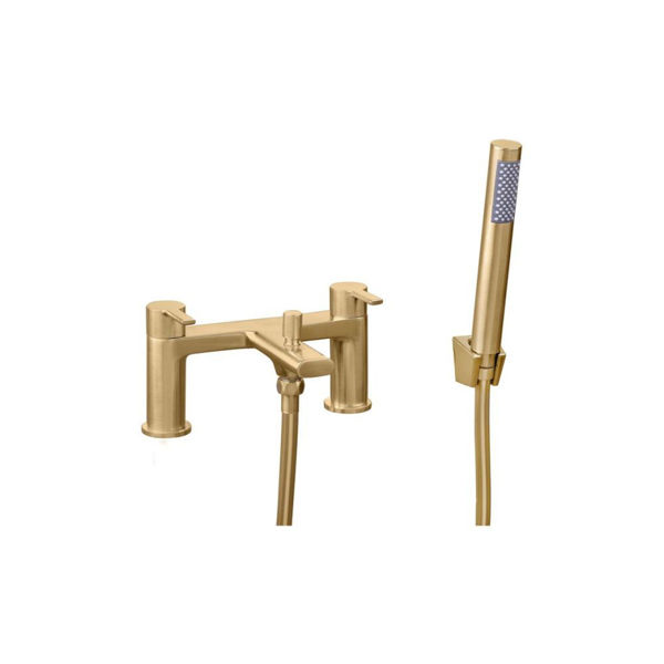 Picture of <3 Kiwi Bath/Shower Mixer - Brushed Brass
