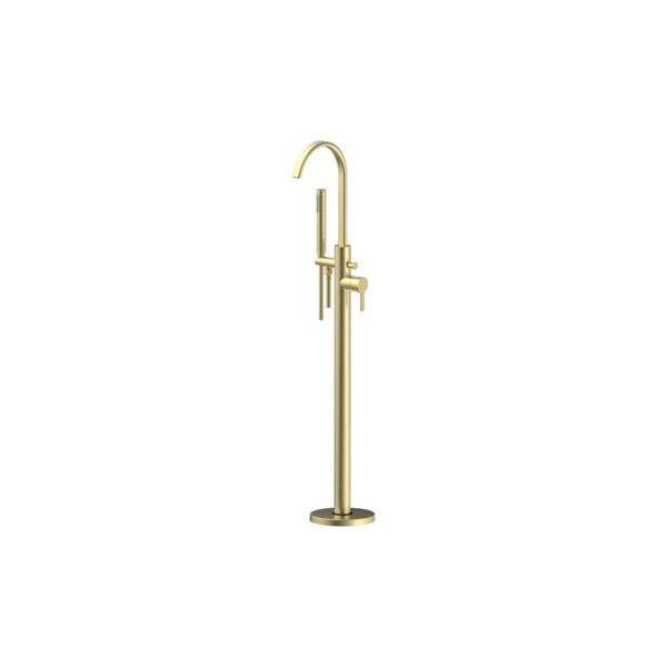 Picture of <3 Kiwi Floor Standing Bath/Shower Mixer - Brushed Brass