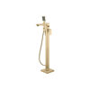 Picture of <3 Indigo Floor Standing Bath/Shower Mixer - Brushed Brass