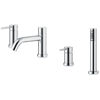 Picture of <3 Glory 4-Hole Deck Mounted Bath/Shower Mixer - Chrome