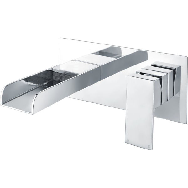 Picture of <3 Sugar Wall Mounted Basin Mixer - Chrome