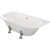 Picture of <3 Wand Free Standing Back To Wall 1700x800x600mm 2TH Bath w/Feet - White