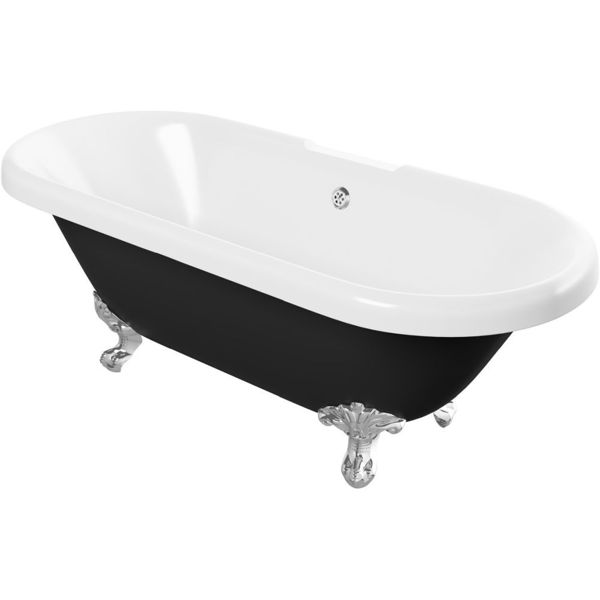 Picture of <3 Cress Free Standing 1690x740x620mm 2TH Bath w/Feet - Black