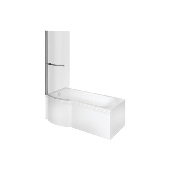 Picture of <3 Jubilee P Shape SUPERCAST 1700x850x560mm 0TH Shower Bath Pack (LH)