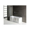 Picture of <3 P-Shape 1700x700-850x410mm 0TH Shower Bath  Panel & Screen (LH)