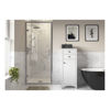 Picture of <3 Apricot 800mm Hinged Door - Chrome