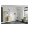 Picture of <3 Apricot 1000mm Wetroom Panel & Floor-to-Ceiling Pole - Chrome