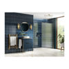 Picture of <3 Apricot 1000mm Fluted Wetroom Panel & Support Bar - Brushed Brass
