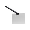 Picture of <3 Apricot 1200mm Fluted Wetroom Panel & Support Bar - Black