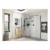 Picture of <3 Apricot 800mm Wetroom Side Panel & Arm - Black
