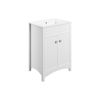 Picture of <3 Bamboo 610mm Floor Standing Basin Unit (exc. Basin) - Satin White Ash