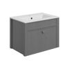 Picture of <3 Bamboo 605mm Wall Hung Basin Unit (exc. Basin) - Grey Ash