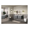 Picture of <3 Bamboo 605mm Wall Hung Basin Unit (exc. Basin) - Grey Ash
