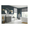 Picture of <3 Bamboo 610mm Floor Standing Basin Unit & Basin - Grey Ash