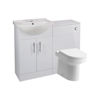 Picture of <3 Hemlock 560mm Basin Unit & WC Unit Pack - White Gloss