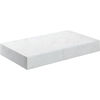 Picture of <3 Mondo 800mm Wall Hung White Marble Basin Shelf & Chrome Bottle Trap
