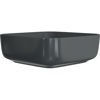 Picture of <3 Button 400mm Ceramic Square Washbowl & Waste - Matt Black