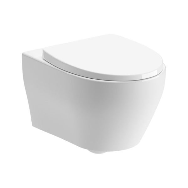 Picture of <3 Mask Slim Soft Close Toilet Seat - White
