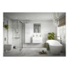Picture of <3 Bass 454mm Wall Hung 2 Door Tall Unit - White Gloss