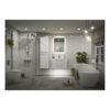 Picture of <3 Bass 454mm Wall Hung 2 Door Tall Unit - White Gloss