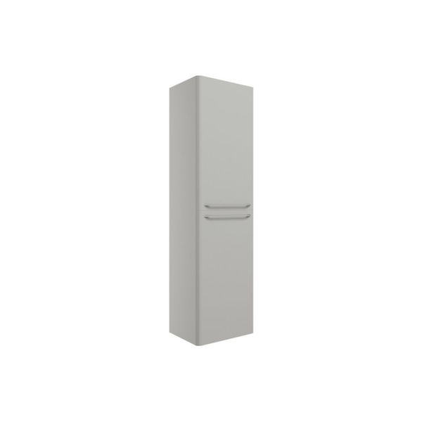 Picture of <3 Bass 454mm Wall Hung 2 Door Tall Unit - Grey Gloss