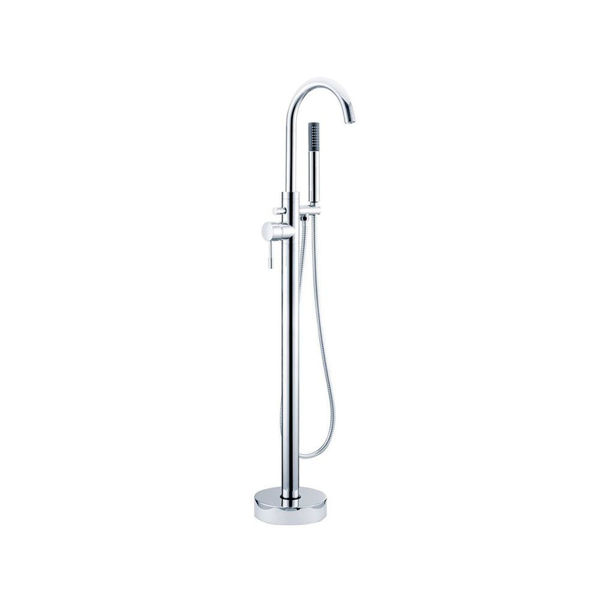 Picture of Synergy Studio G Chrome Freestanding Bath Shower Mixer SY-G88-N