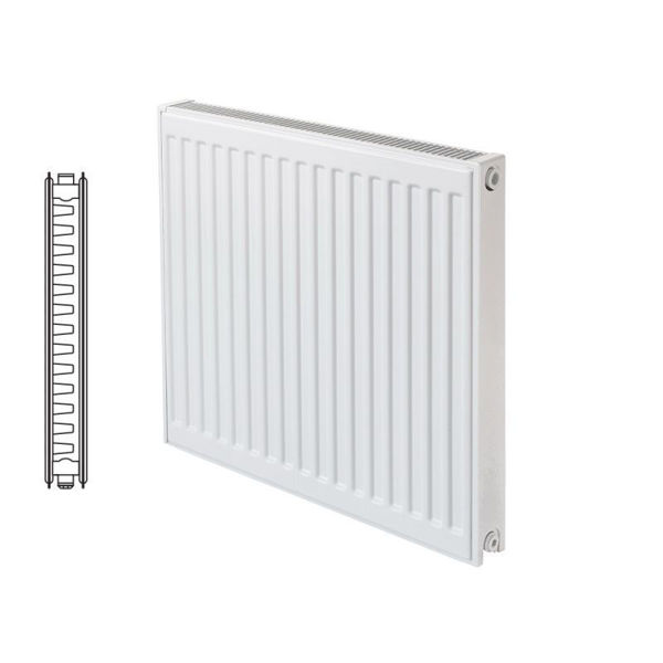 Picture of Warmhaus 500Hx600L Double Panel Single Convector Radiator 2358 BTU